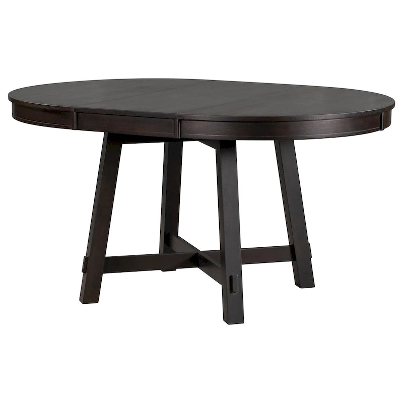 Round Extendable Dining Table With 16 Leaf Kitchen Table End Table Coffee Working Desk Solid Wood Dining Room Table